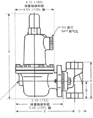FISHER調(diào)壓器,627調(diào)壓器